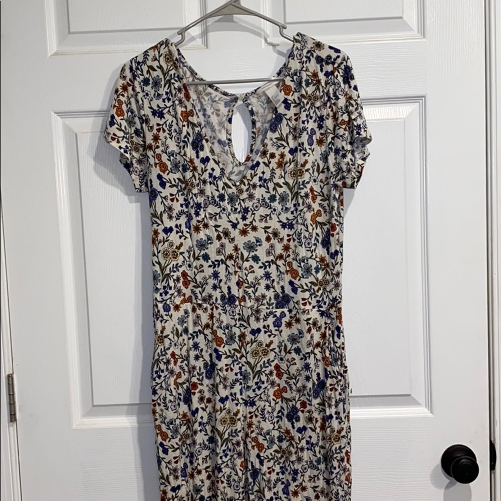 Cotton Floral Jumpsuit!!